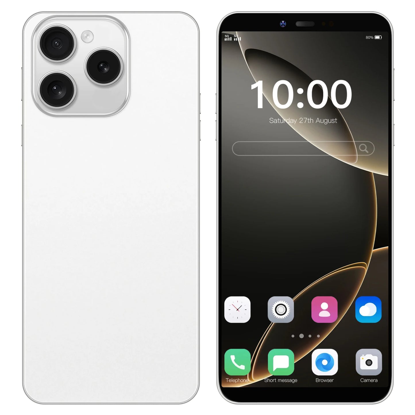 I16 Pro Max New Smartphone 5G 7.3-inch High-definition Android 13 Snapdragon 8gen3 10core Dual SIM Phone 6800mAh Unlocking Phone