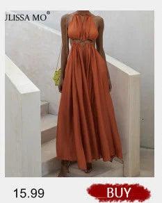 Julissa Mo Leopard Print V-Neck Sexy Bodycon Long Dress Women Lace Up Backless Summer Dresses Female Straps Party Beach Vestidos - E-line.com