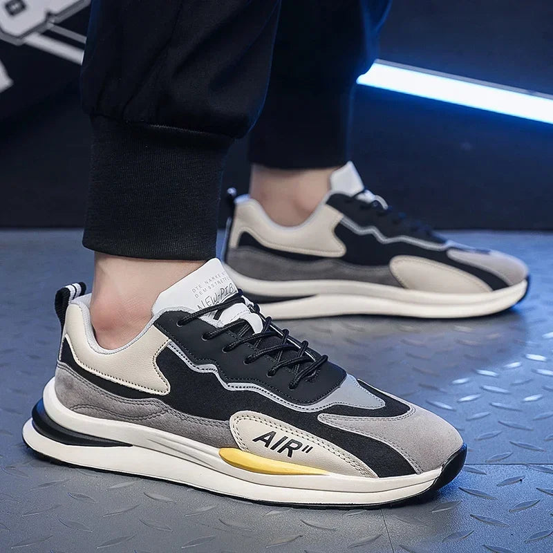 Men Casual Sneakers Fashion Breathable Running Shoes New Mesh Men's Platform Walking Sneakers Shoes Male Zapatillas Hombre