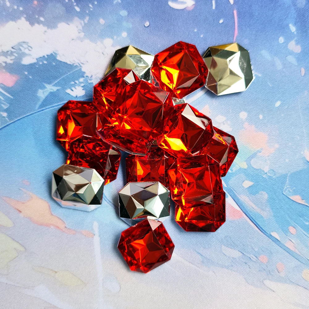 DIY Acrylic jewels Board Game Gemstone Token 40Pcs adding a touch of luxury to your game board