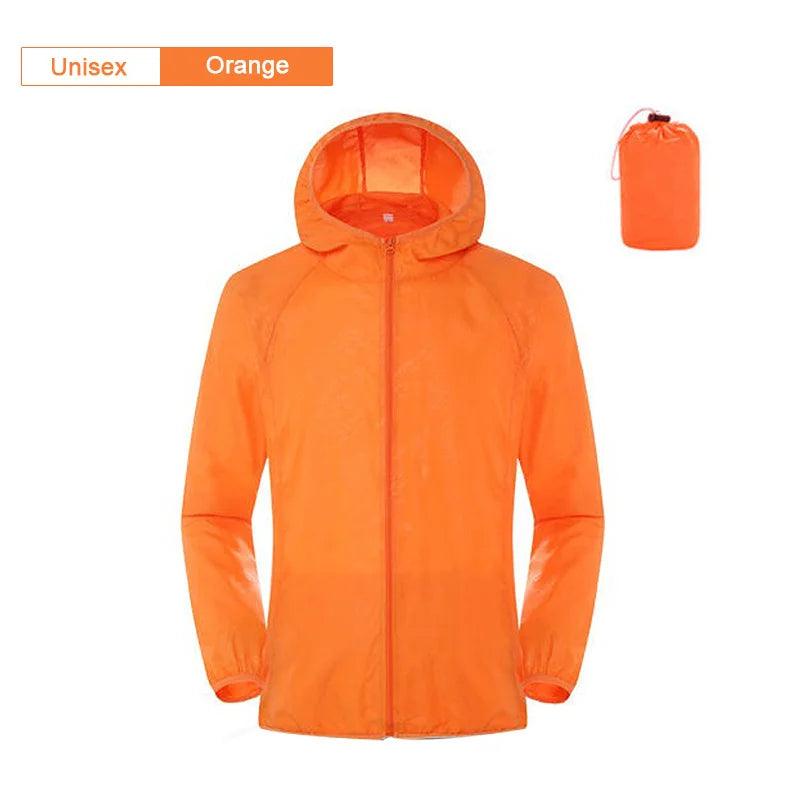 Camping Waterproof Jacket Men Women Windbreaker Men Raincoat Rain Jacket Men Waterproof Hiking Climbing Clothes Sun Protection - E-line.com