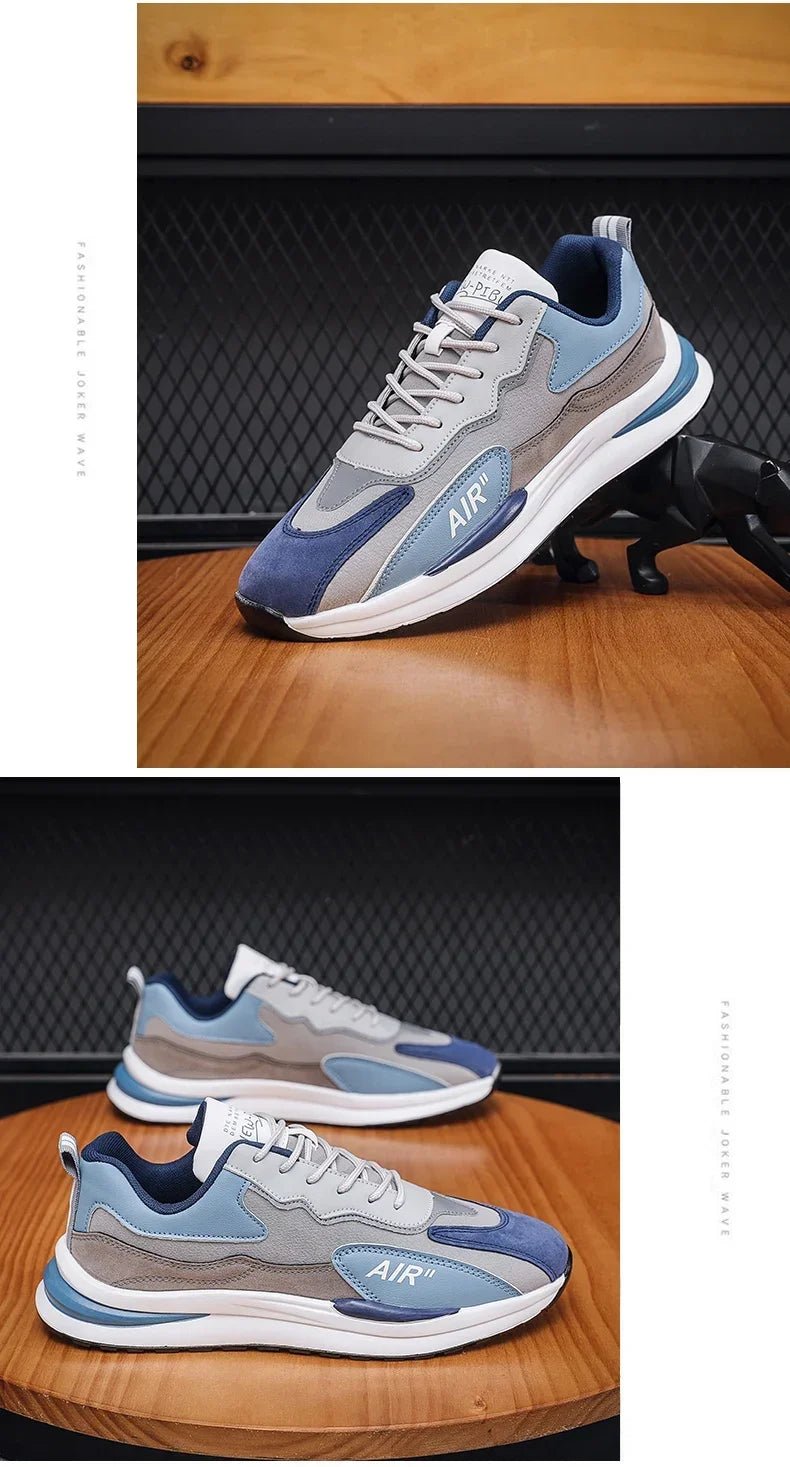 Men Casual Sneakers Fashion Breathable Running Shoes New Mesh Men's Platform Walking Sneakers Shoes Male Zapatillas Hombre