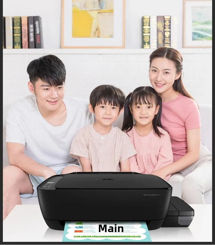 HP Tank415 Original All-in-One Photo Printer Copy Machine Wireless Small A4 Office Home Student Use Compatible with Mac And Wind