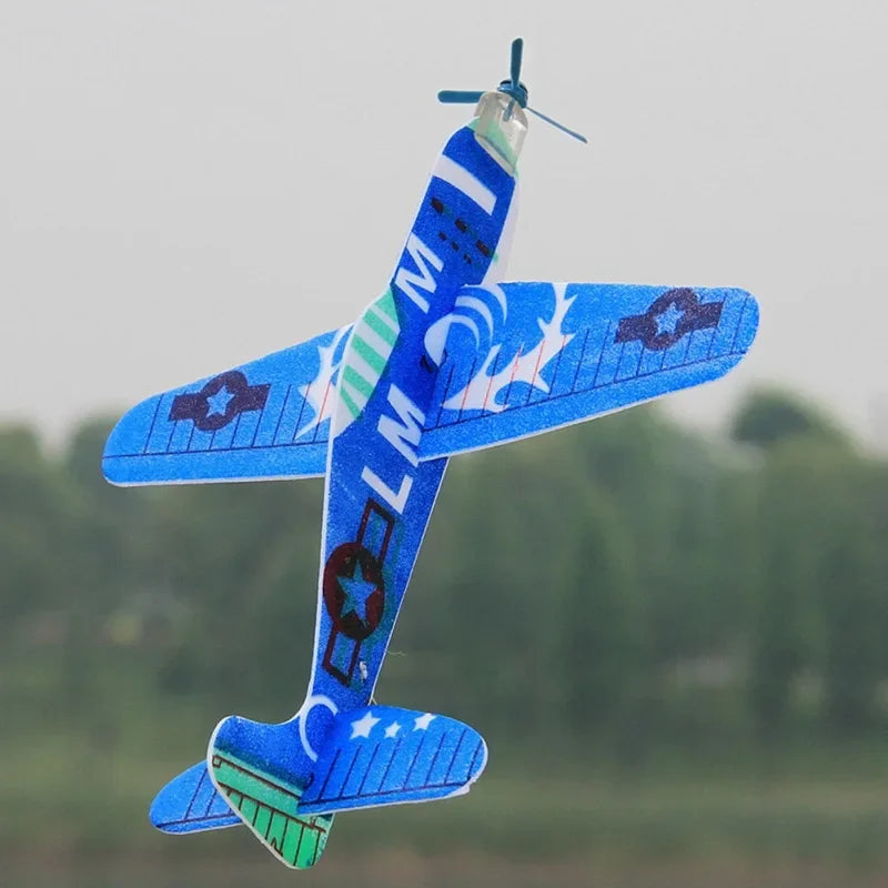 Hand Throw Flying Glider Airplane Party Favors For Kids Prize Reward Toys Outdoor Spielzeug Kinder Avion Polystyrène Planeur