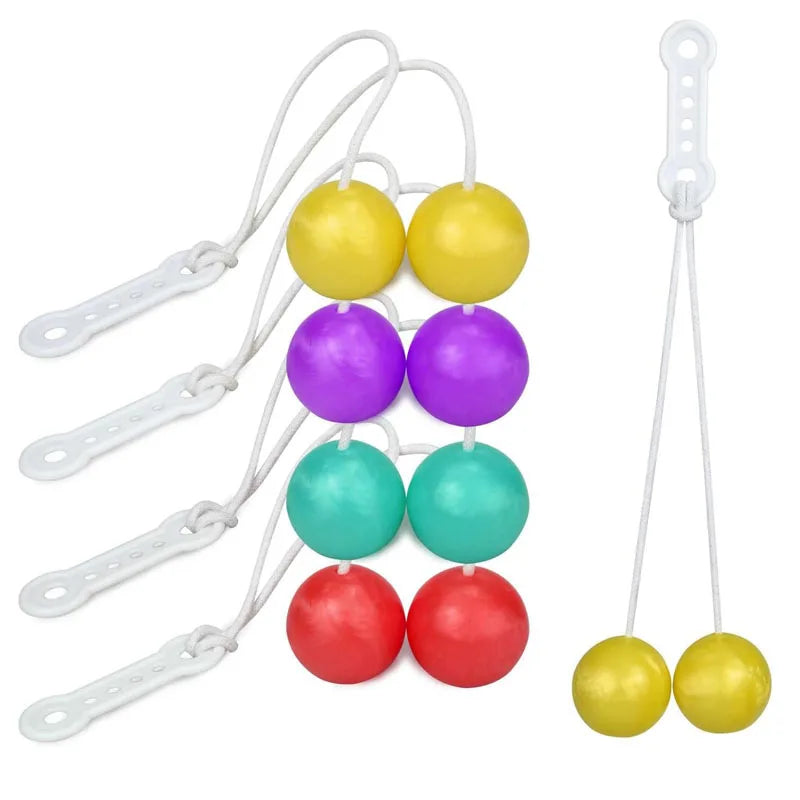 Clackers Balls On A String Fidget ADHD Anxiety Autism Sensory Toys For Kids Juggling Game Party Favors Kinder Spielzeuge