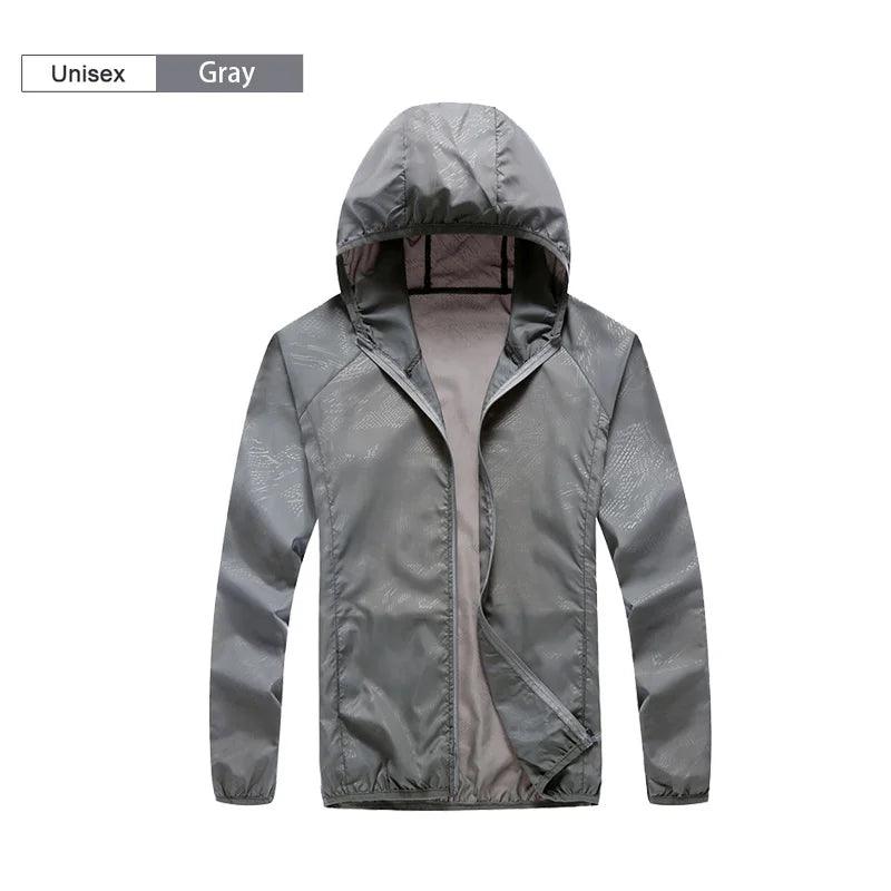 Camping Waterproof Jacket Men Women Windbreaker Men Raincoat Rain Jacket Men Waterproof Hiking Climbing Clothes Sun Protection - E-line.com