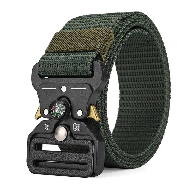 Men's Belt Outdoor Multi Function Compass Belt High Quality Canvas For Nylon Male Luxury Belts Women's Sports Jeans Neutral Belt - E-line.com