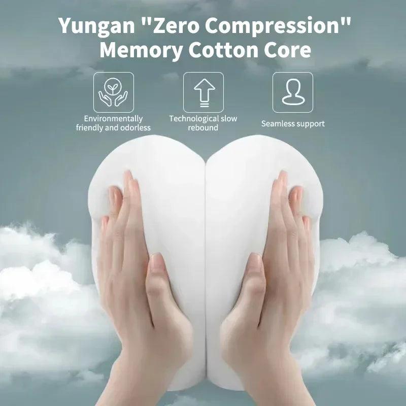 Memory Foam Lumbar Back Cushion for Car Office Gaming Chairs and Postpartum Waist Support Multi Functional Pain Relief Pillow - E-line.com