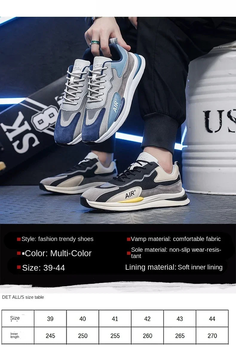 Men Casual Sneakers Fashion Breathable Running Shoes New Mesh Men's Platform Walking Sneakers Shoes Male Zapatillas Hombre