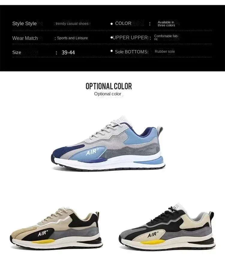 Men Casual Sneakers Fashion Breathable Running Shoes New Mesh Men's Platform Walking Sneakers Shoes Male Zapatillas Hombre