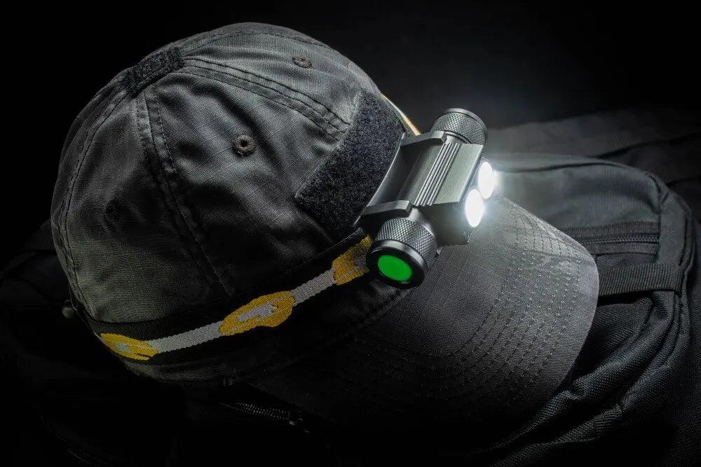 H25S Headlamp 18650 Headlight Dual SST40 LED 1200lm USB Rechargeable Outdoor Tactical Working Lamp - E-line.com