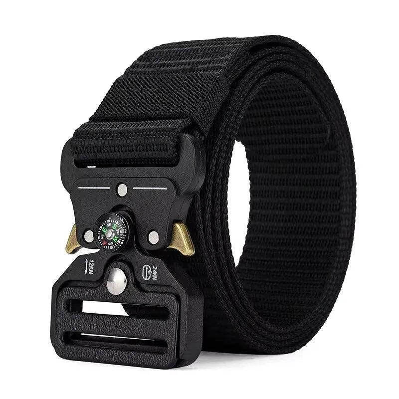 Men's Belt Outdoor Multi Function Compass Belt High Quality Canvas For Nylon Male Luxury Belts Women's Sports Jeans Neutral Belt - E-line.com