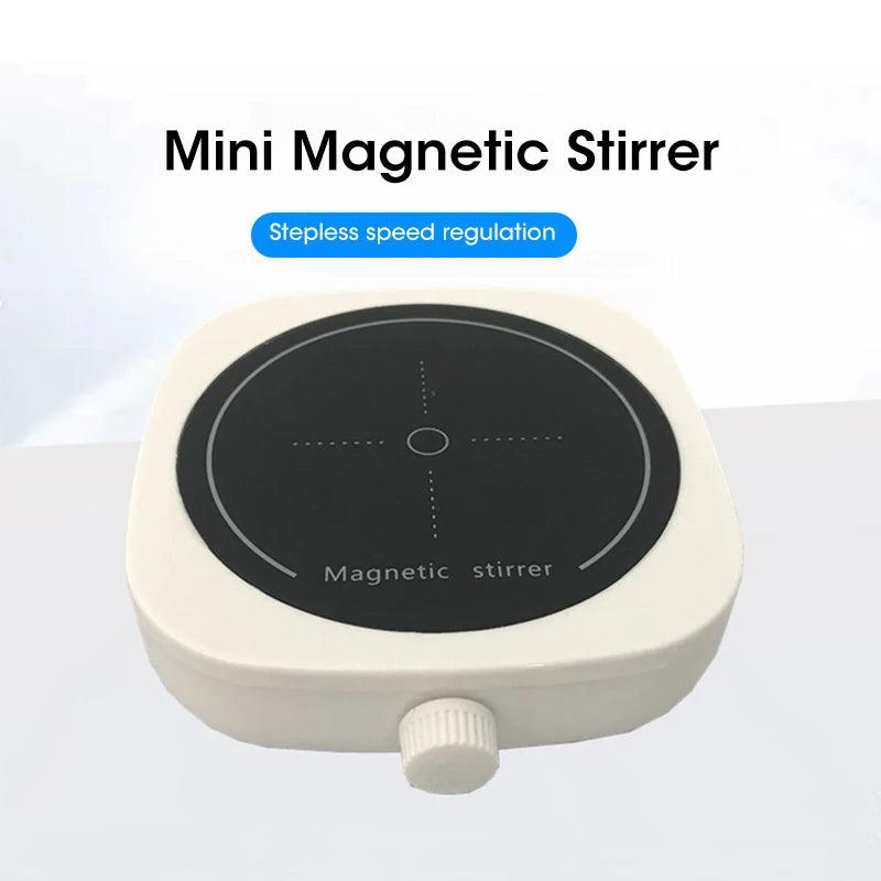 Magnetic Stirrer Kitchen Liquid Mixing Mini Lab Stir Mixer Portable Stirrer Plate with Stir Bar USB 2L 4000RPM for Laboratory - E-line.com