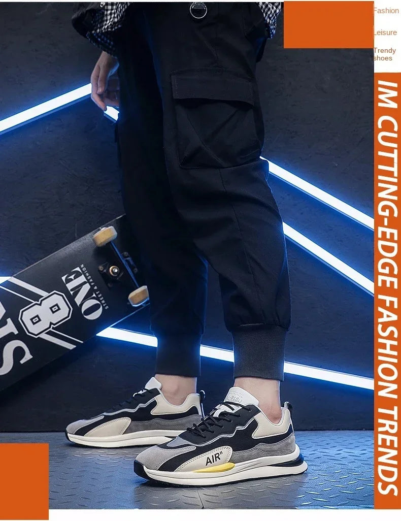 Men Casual Sneakers Fashion Breathable Running Shoes New Mesh Men's Platform Walking Sneakers Shoes Male Zapatillas Hombre