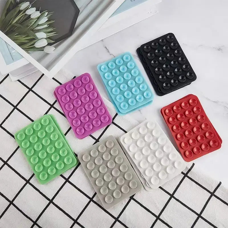 1PC Universal Silicone Suction Cup for Cell Phone Fixing with Adhesive Backing Anti-Slip Smartphone Holder