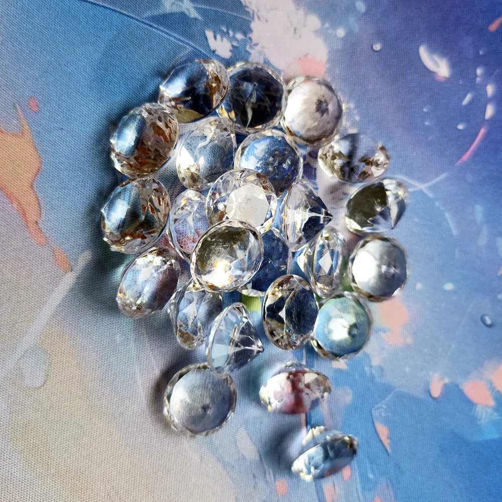 DIY Acrylic jewels Board Game Gemstone Token 40Pcs adding a touch of luxury to your game board