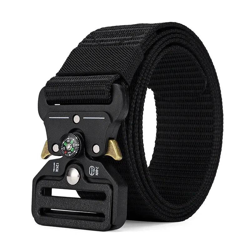 Men's Belt Outdoor Multi Function Compass Belt High Quality Canvas For Nylon Male Luxury Belts Women's Sports Jeans Neutral Belt - E-line.com
