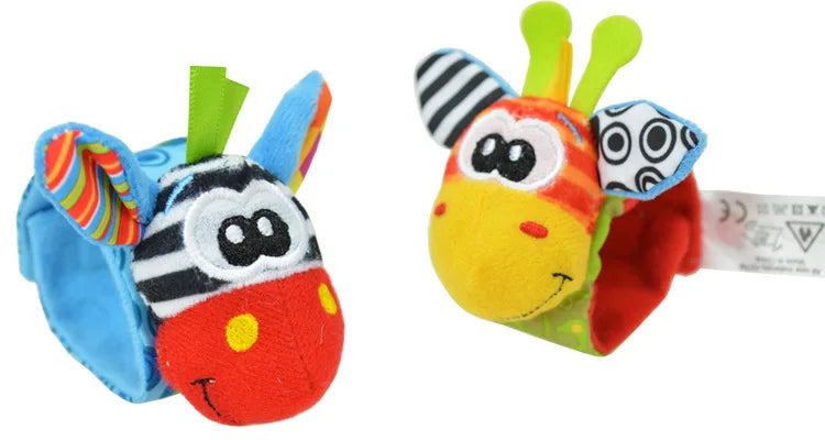 Foot Finder Rattle Sock Baby Toy Wrist Arm Hand Bracelet Rattle Feet Leg Ankle Socks for Newborn Infant Babies Boy Girl Bebe