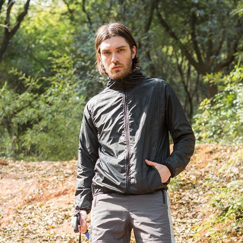 Camping Waterproof Jacket Men Women Windbreaker Men Raincoat Rain Jacket Men Waterproof Hiking Climbing Clothes Sun Protection - E-line.com