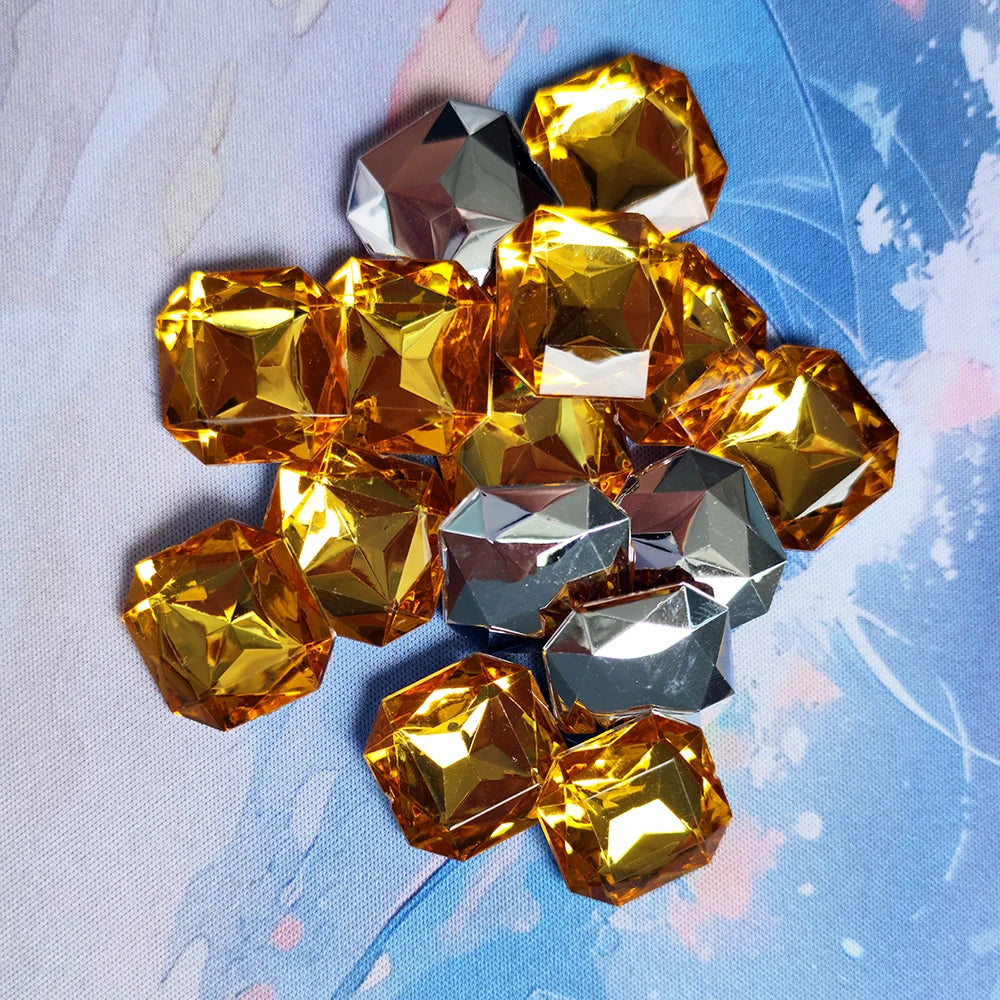 DIY Acrylic jewels Board Game Gemstone Token 40Pcs adding a touch of luxury to your game board