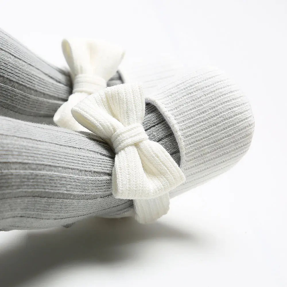 Baby Girl Soft Sole Shoes Infant Toddler Knitted Cute Shoes Little Girl First Walkers One Year Old Baby Girl Shoes