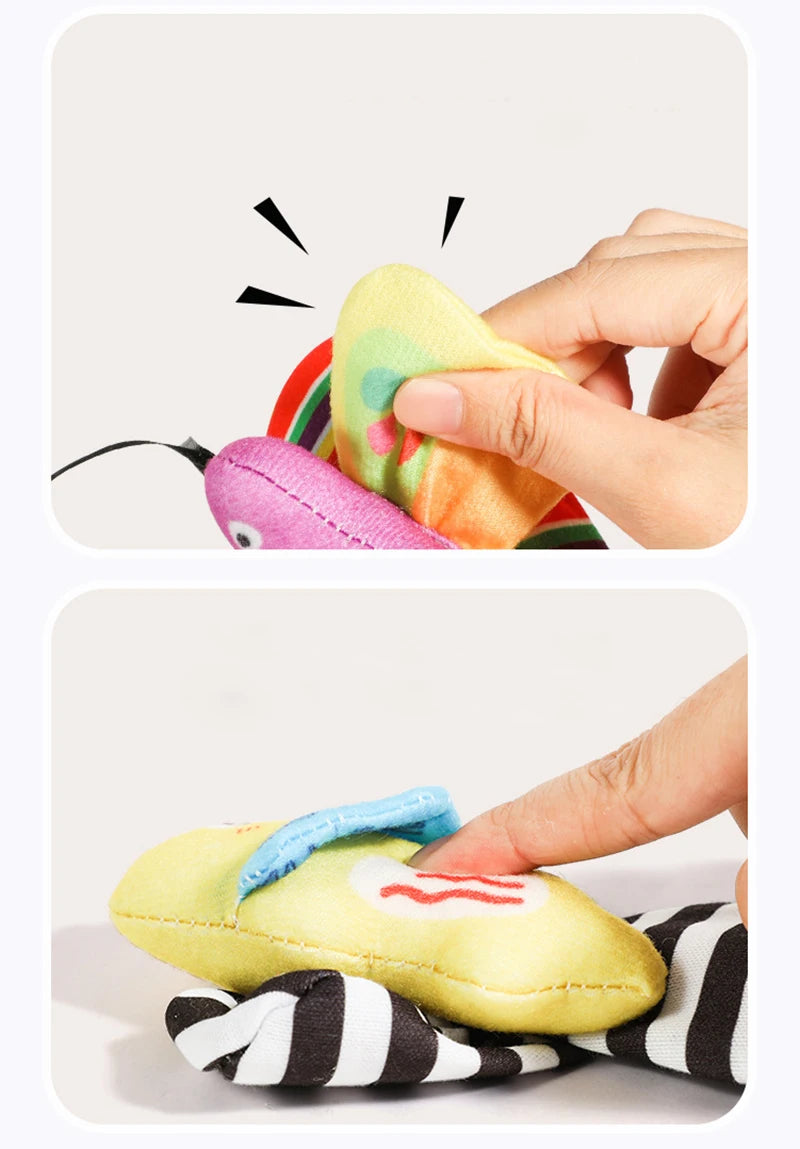 Foot Finder Rattle Sock Baby Toy Wrist Arm Hand Bracelet Rattle Feet Leg Ankle Socks for Newborn Infant Babies Boy Girl Bebe