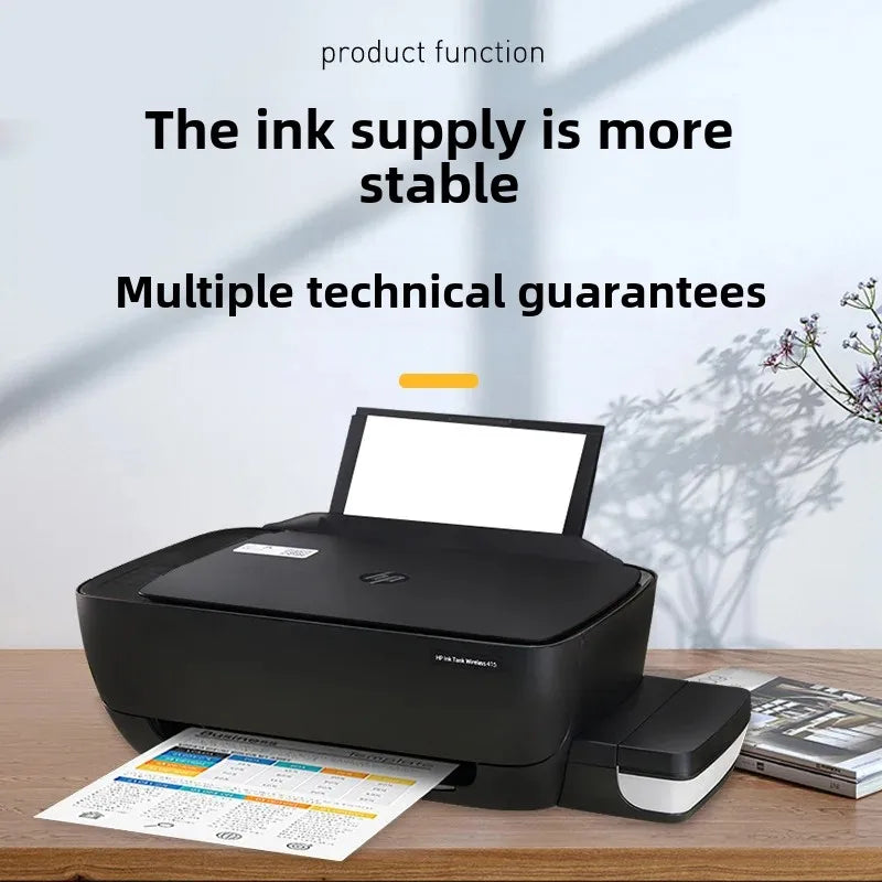 HP Tank415 Original All-in-One Photo Printer Copy Machine Wireless Small A4 Office Home Student Use Compatible with Mac And Wind