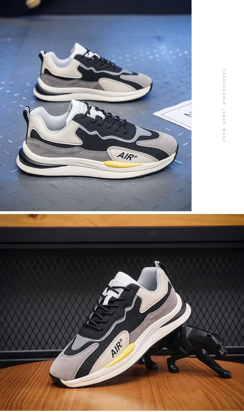 Men Casual Sneakers Fashion Breathable Running Shoes New Mesh Men's Platform Walking Sneakers Shoes Male Zapatillas Hombre