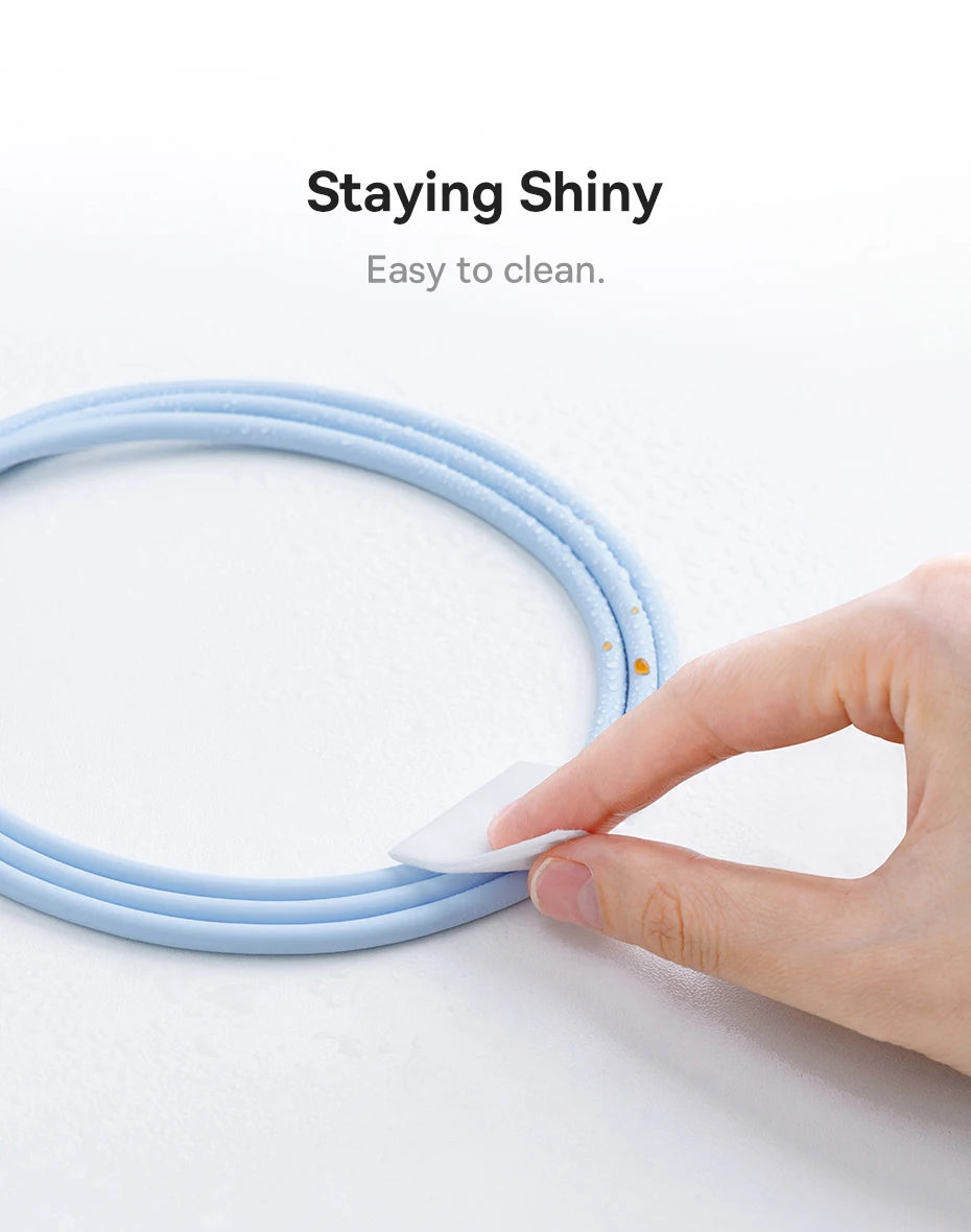 Baseus USB C Cable For IPhone 14 13 12 11 pro Max XS 20W Fast Charging Cable Type C Date Wire For iPad Macbook TPE