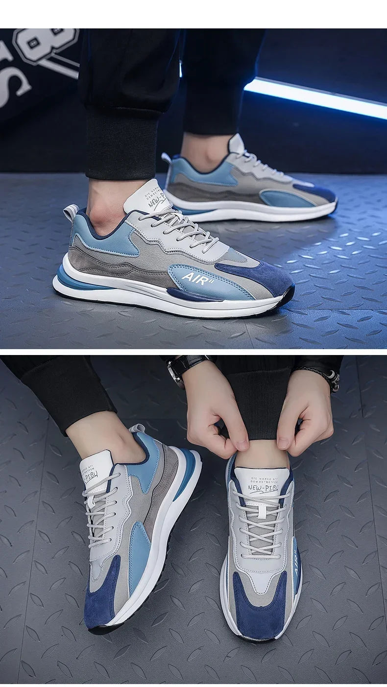 Men Casual Sneakers Fashion Breathable Running Shoes New Mesh Men's Platform Walking Sneakers Shoes Male Zapatillas Hombre
