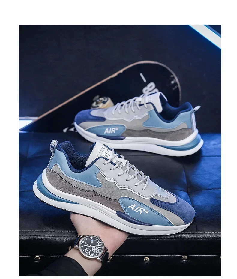 Men Casual Sneakers Fashion Breathable Running Shoes New Mesh Men's Platform Walking Sneakers Shoes Male Zapatillas Hombre