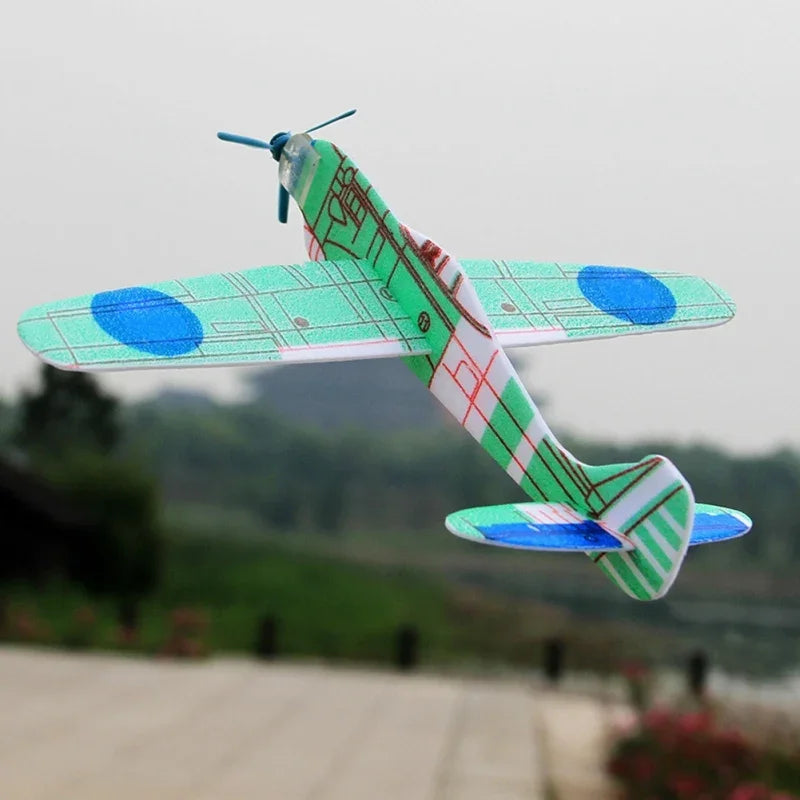 Hand Throw Flying Glider Airplane Party Favors For Kids Prize Reward Toys Outdoor Spielzeug Kinder Avion Polystyrène Planeur