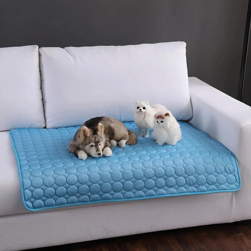 Dog Cooling Mat Summer Pet Cold Bed Extra Large For Small Big Dogs Pet Accessories Cat Durable Blanket Sofa Cat Ice Pad Blanket - E-line.com