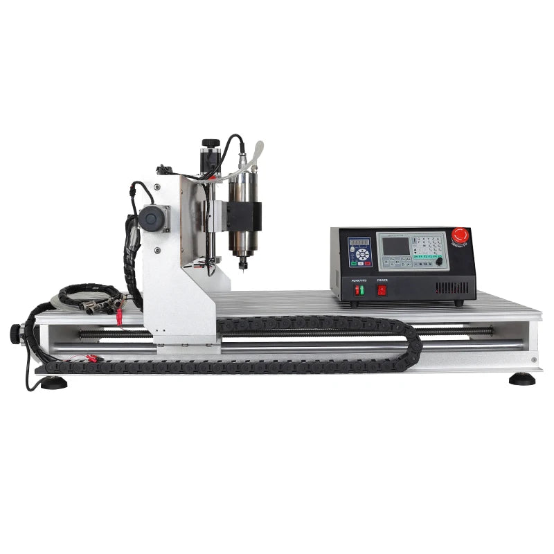 1500W Spindle DSP Cnc Metal Router 6090 Aluminium Cutting Engraving Water Cooling Carving Ball Screw Router