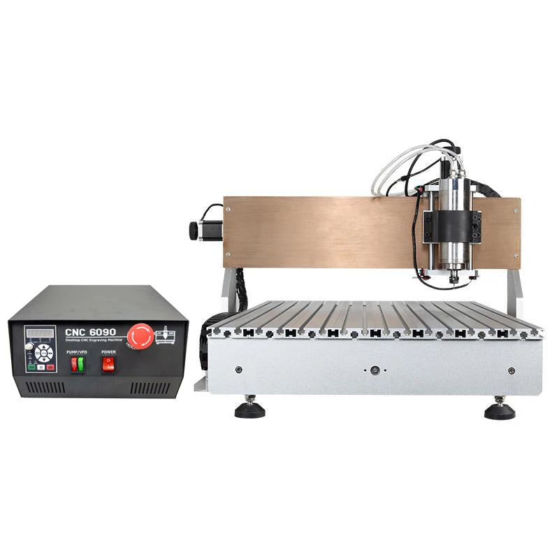 1500W MACH3 6090 Mini CNC Machine 4 Axis Support Parallel Port Wood Carving Router