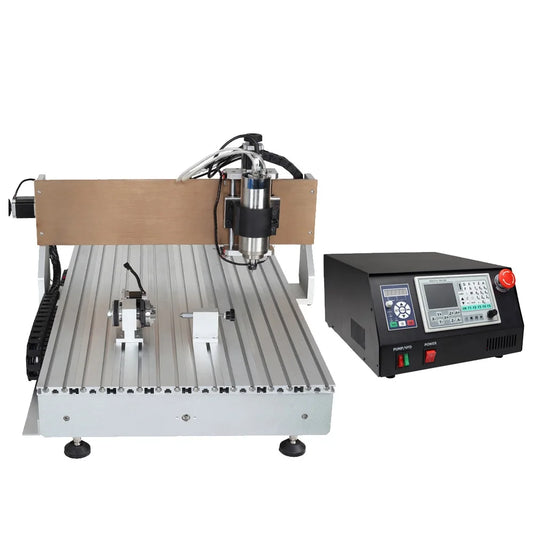 1500W Spindle DSP Cnc Metal Router 6090 Aluminium Cutting Engraving Water Cooling Carving Ball Screw Router