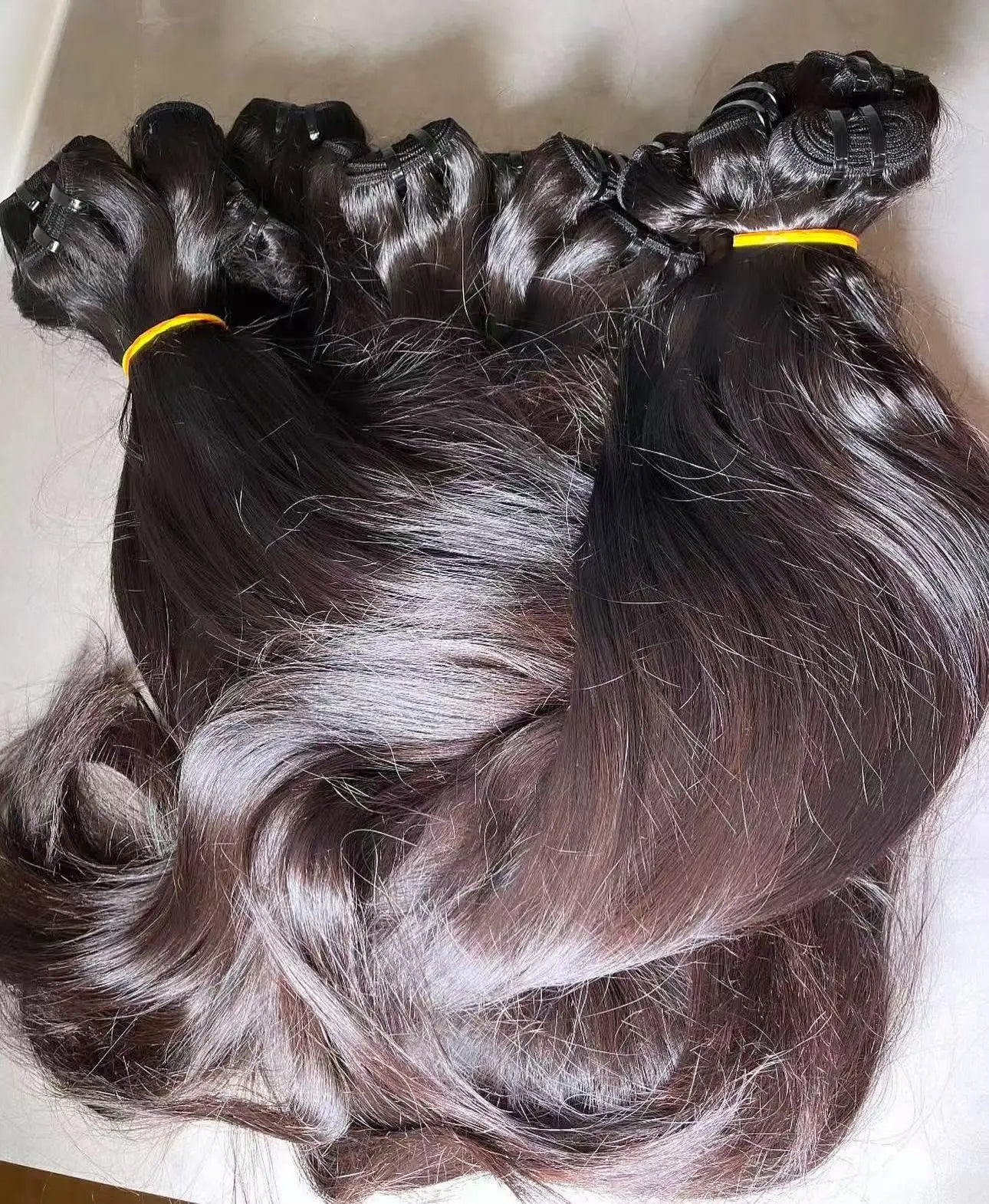 100% Raw Cuticle Aligned Human Hair Bone Straight Large Stock Top Quality Virgin Hair 100% Natural Wave Loose Deep Wave