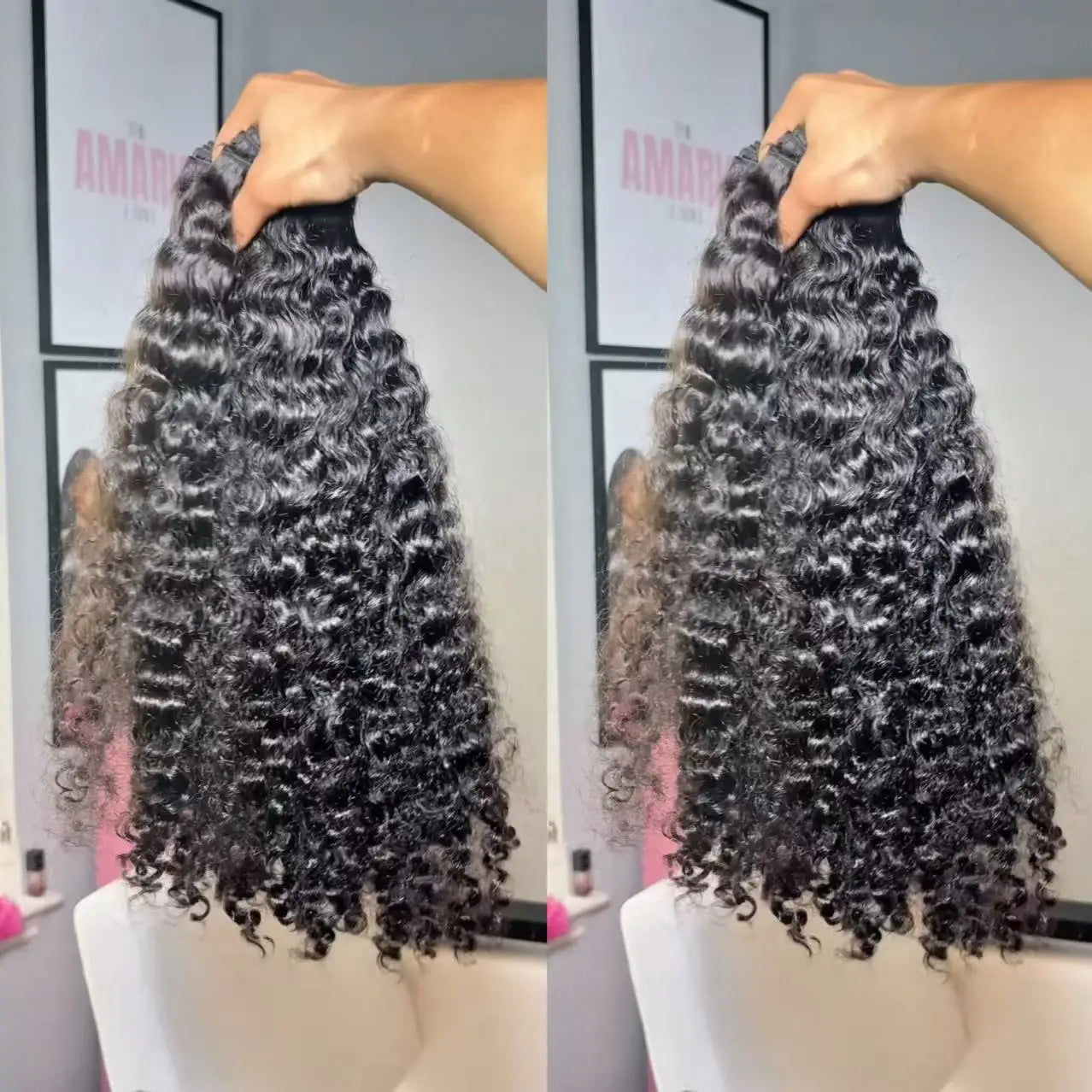 100% Raw Cuticle Aligned Human Hair Bone Straight Large Stock Top Quality Virgin Hair 100% Natural Wave Loose Deep Wave