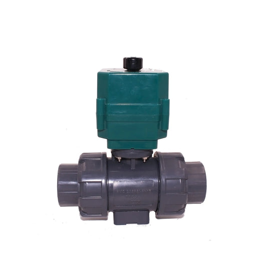 110v Motorized Valve With signal Feedback 12v 24v 220v CTF-001 10NM UPVC DN40 BSP NPT Motorized Ball Valve