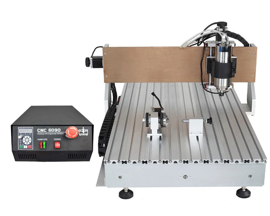 1500W MACH3 6090 Mini CNC Machine 4 Axis Support Parallel Port Wood Carving Router