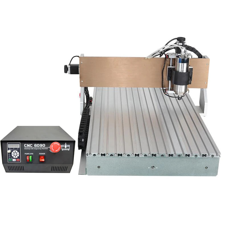 1500W MACH3 6090 Mini CNC Machine 4 Axis Support Parallel Port Wood Carving Router
