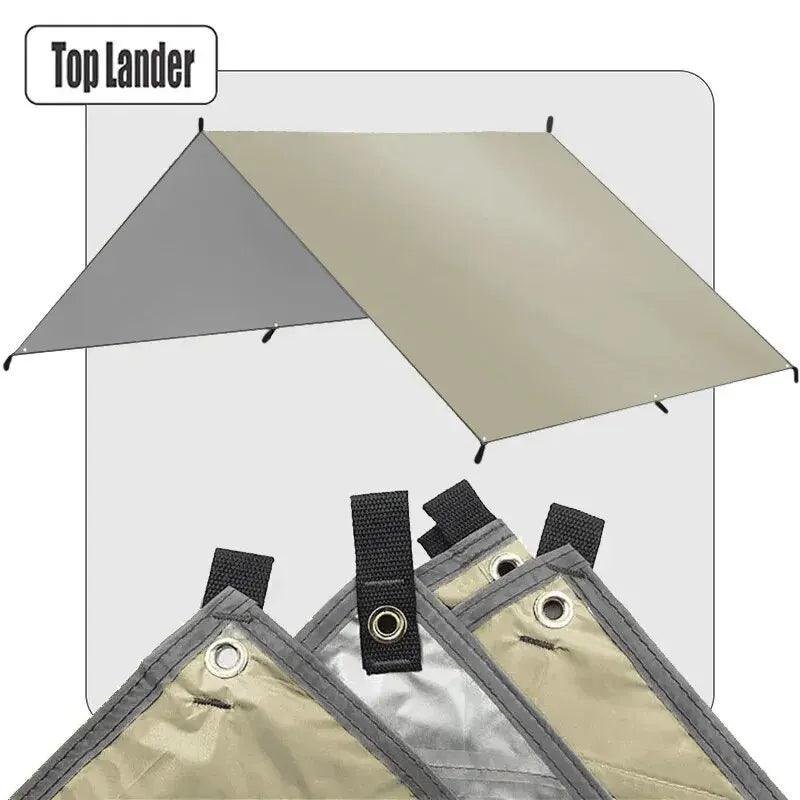 Camping Tarp Waterproof Tent Tourist Awning Shade Garden Canopy Beach Sunshade Outdoor Ultralight Sun Shelter - E-line.com