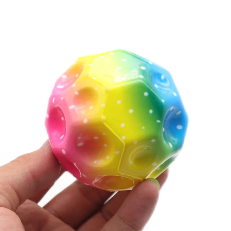 Extreme High Bouncing Ball Space Moonball Children Toys Balle Rebondissante Juguete Sensorial Antiestres Spielzeuge Kinder