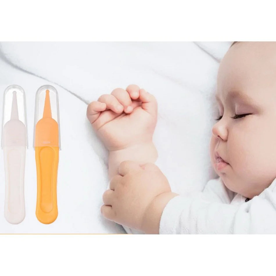 Baby Dig Booger Clip Infants Ear Nose Navel Clean Tools Kids Safety Tweezers Cleaning Forceps Toddler Nasal Cavity Care Supplies