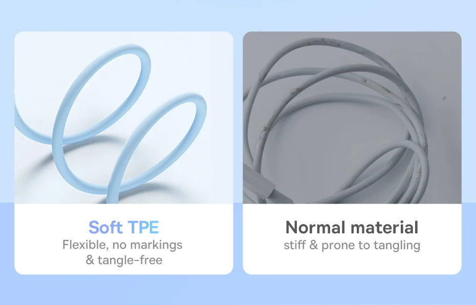 Baseus USB C Cable For IPhone 14 13 12 11 pro Max XS 20W Fast Charging Cable Type C Date Wire For iPad Macbook TPE