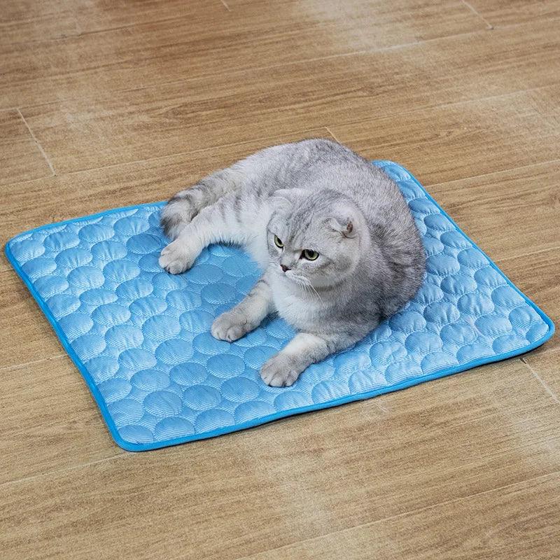 Dog Cooling Mat Summer Pad Pet Mat Bed for Dogs Cat Blanket Sofa Breathable Summer Washable Pet Supplies Accessories - E-line.com