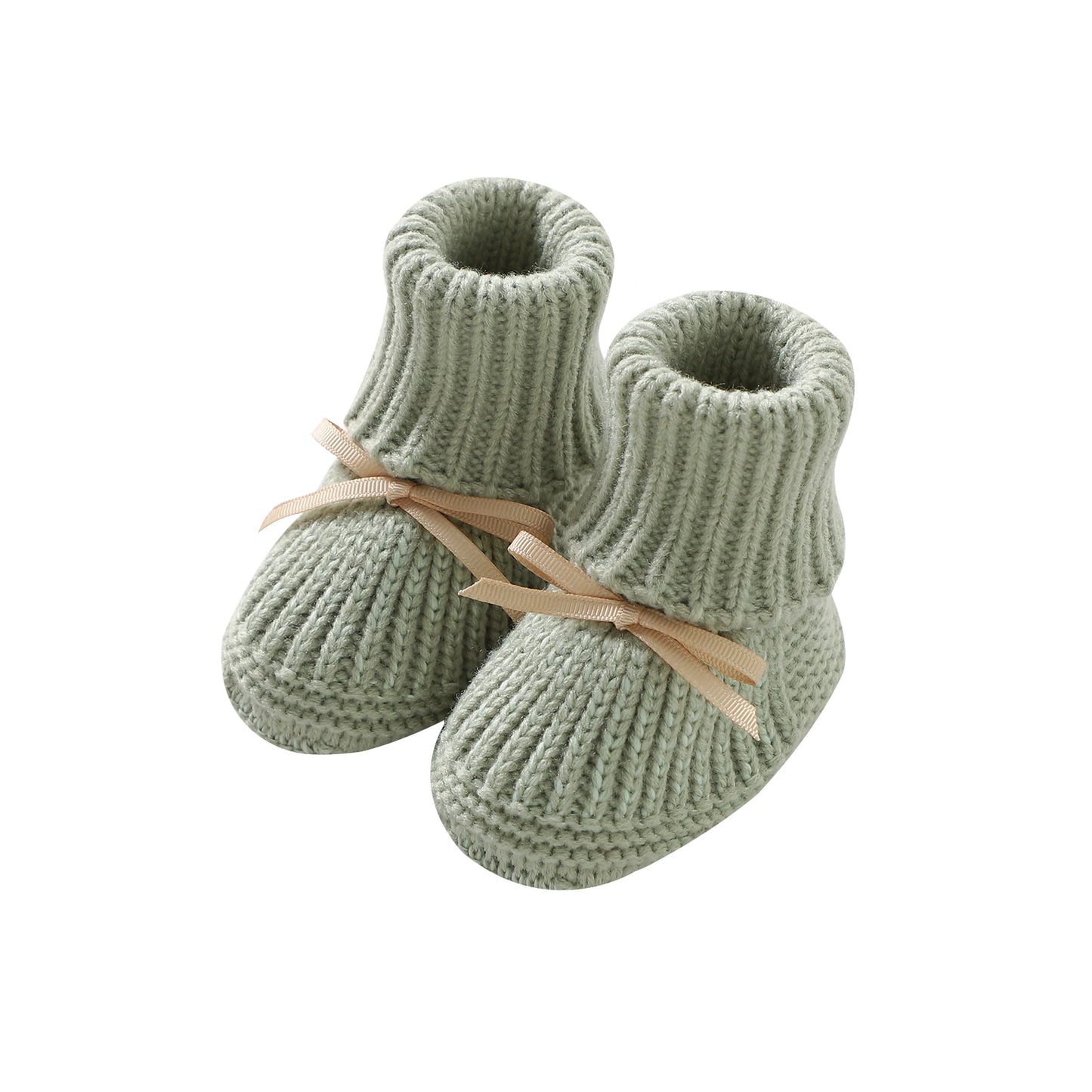 Baby First Walkers Breathable Anti-slip Knitted Newborn Infant Boys Girls Solid Booties Prewalkers 0-18m Toddler Unisex Footwear