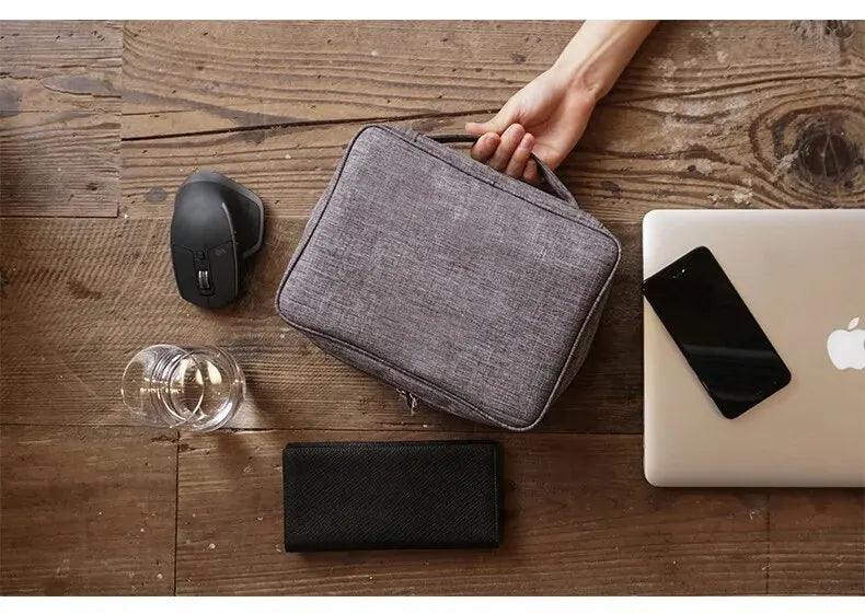 Cable Storage Bag Waterproof Digital Electronic Organizer Portable USB Data Line Charger Plug Storage Bag Travel Cable Organizer - E-line.com