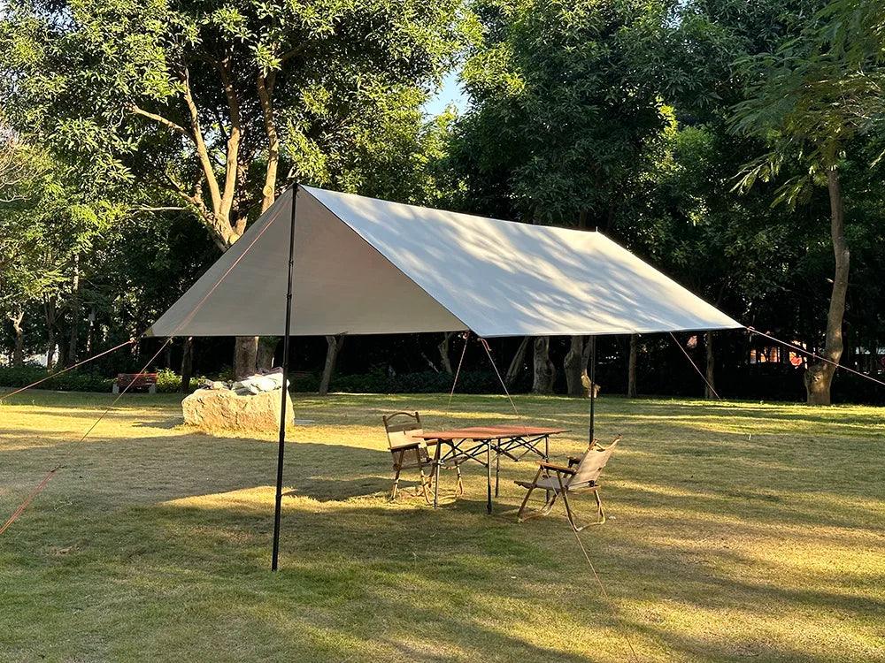 Camping Tarp Waterproof Tent Tourist Awning Shade Garden Canopy Beach Sunshade Outdoor Ultralight Sun Shelter - E-line.com