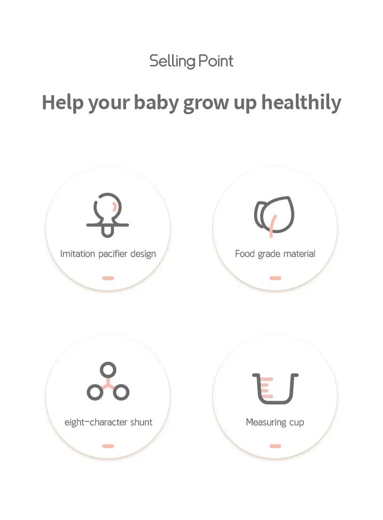 Baby Medicine Feeder Needle Feeder BPA-Free Children Food Grade Squeeze Dropper Dispenser Anti-Choke Medicine Dropper Pacifier